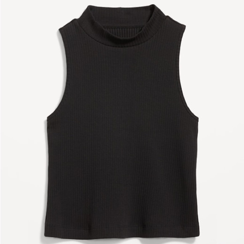 Pair of 2 Girls sleeveless mock neck tops!